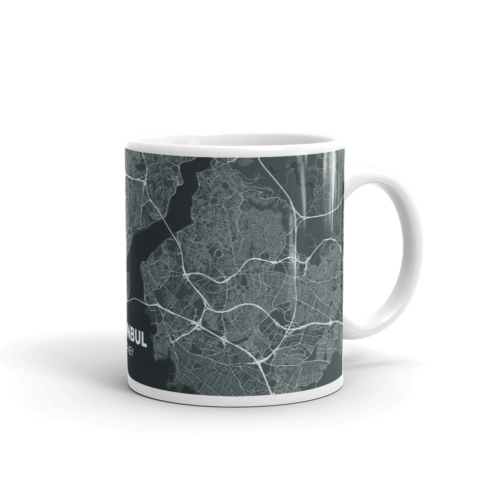 Custom City Street Map Coffee Mug