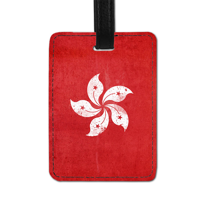 Hong Kong Flag Luggage Tag
