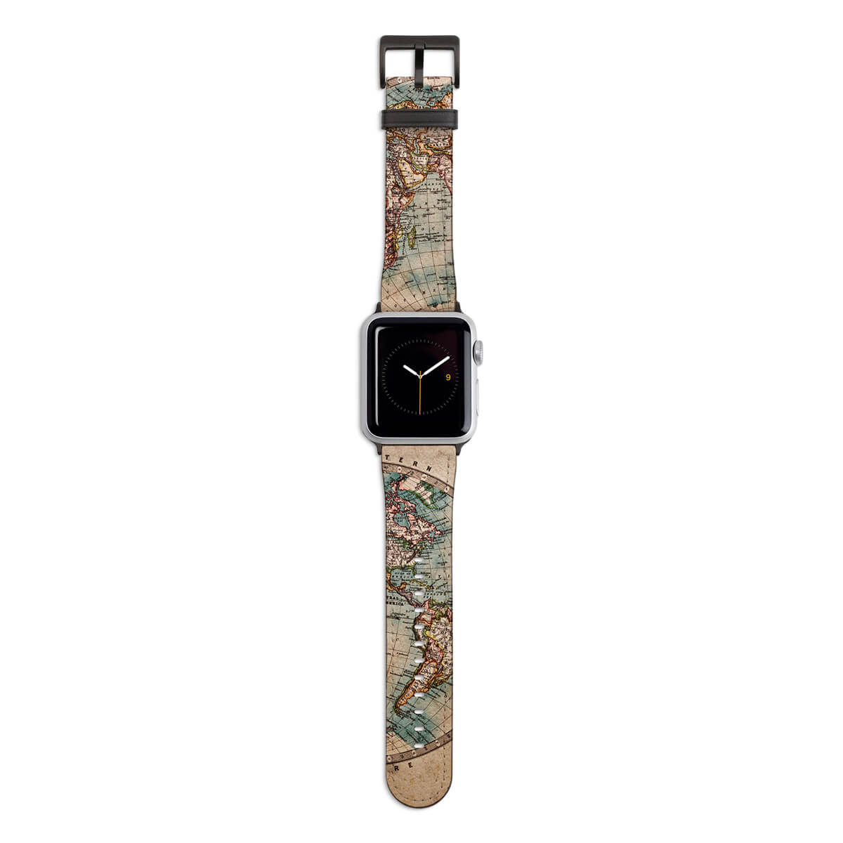 Old Vintage Map Apple Watch Strap
