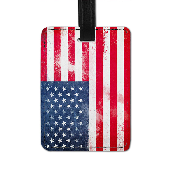 United States Flag Luggage Tag