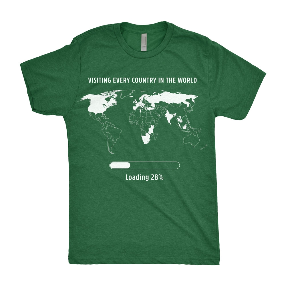 Visiting Every Country in the World Shirt